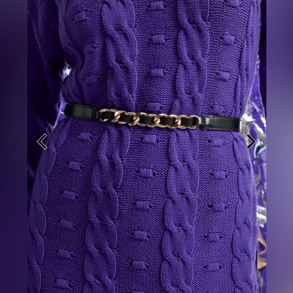 NY&C Pom-Pom Texture Sweater Dress - Picture 7 of 9